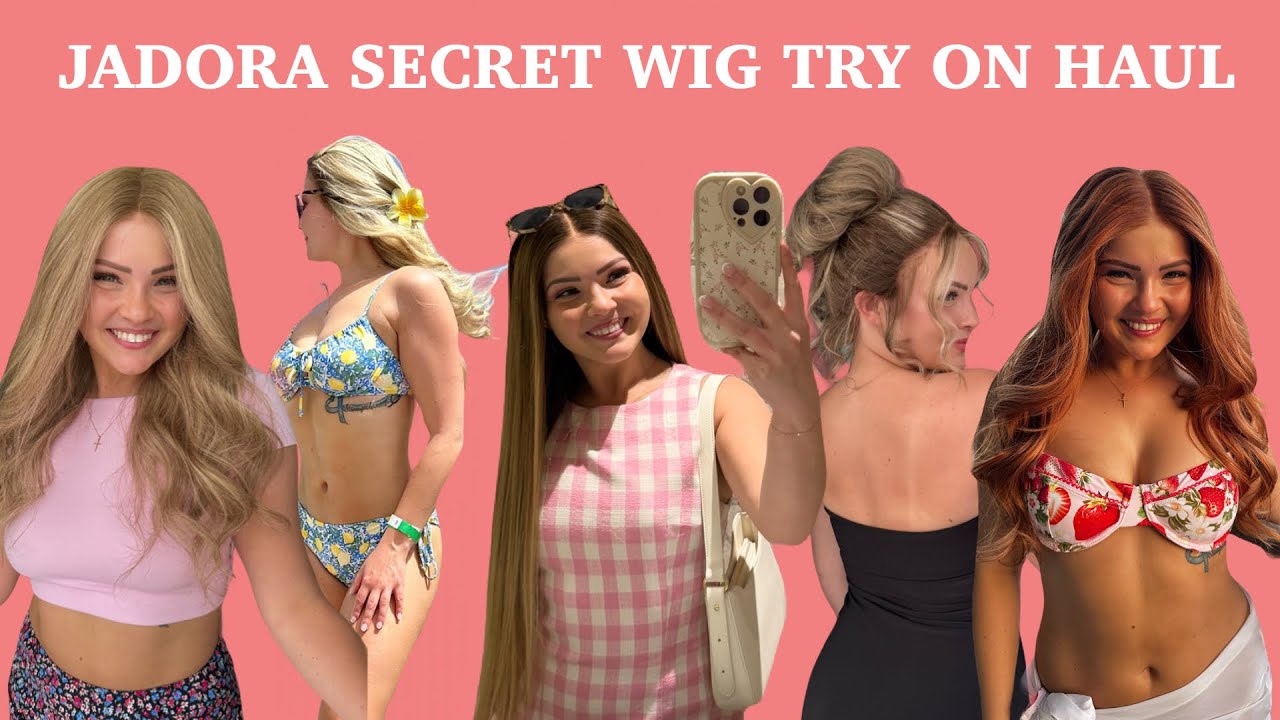 JADORA SECRET LUXURY WIG TRY ON HAUL- MOST NATURAL/REALISTIC WIGS