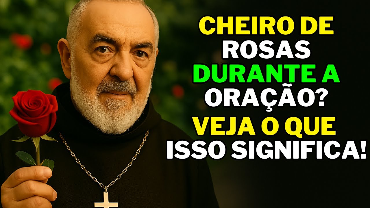 PADRE PIO REVELA: ISSO SIGNIFICA SENTIR CHEIRO DE ROSAS ENQUANTO VOCÊ ORA