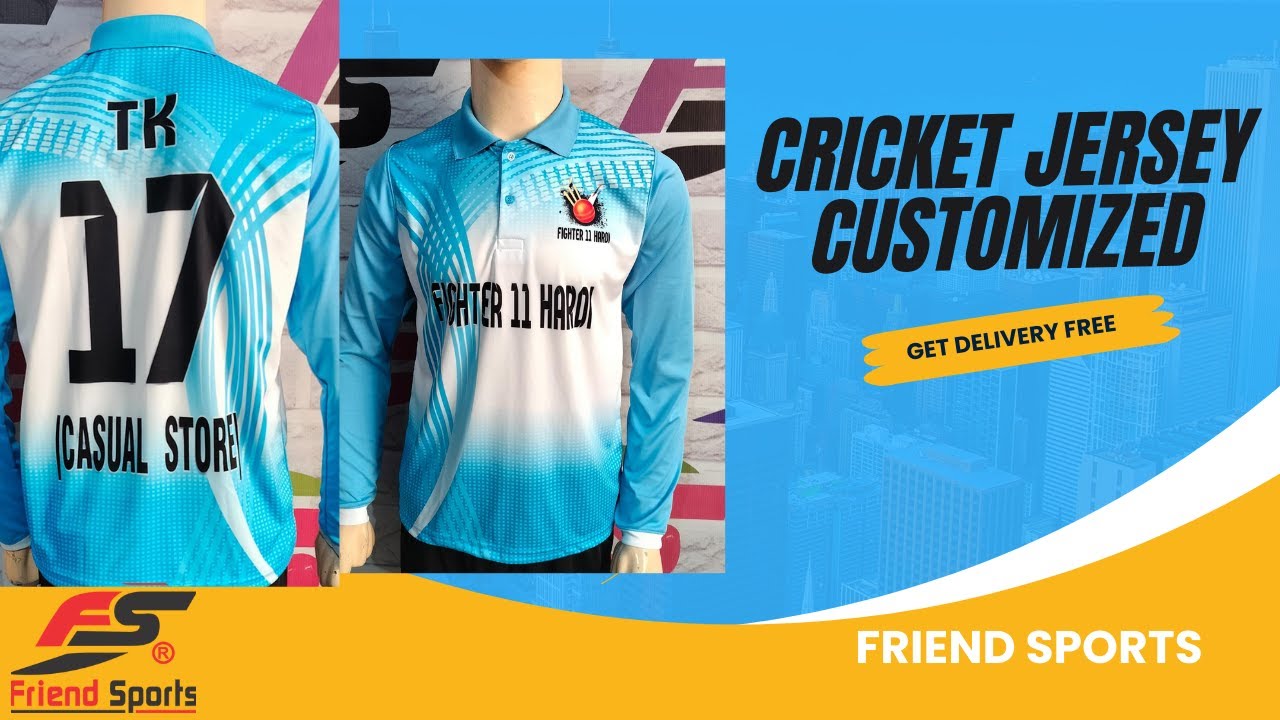 Cricekt Jersey Sublimation Printed | Sports Dress