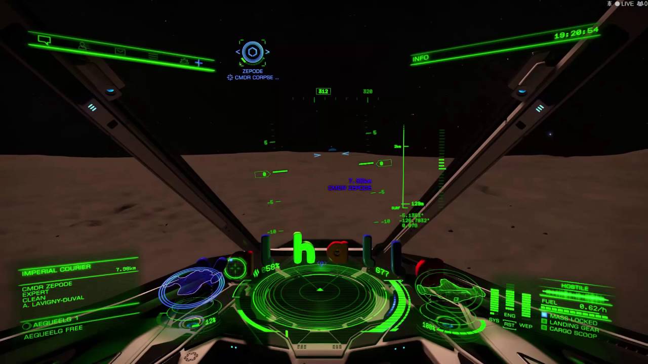 Flying under Zepode at ~700 M/s