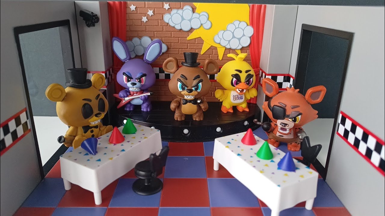 Обзор распаковки Golden Freddy SNAP SET | FNAF funko
