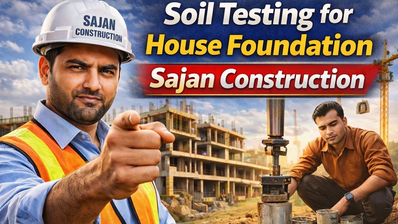 मिट्टी की जांच क्यों जरूरी है? | Soil Testing for House Foundation | Sajan Construction