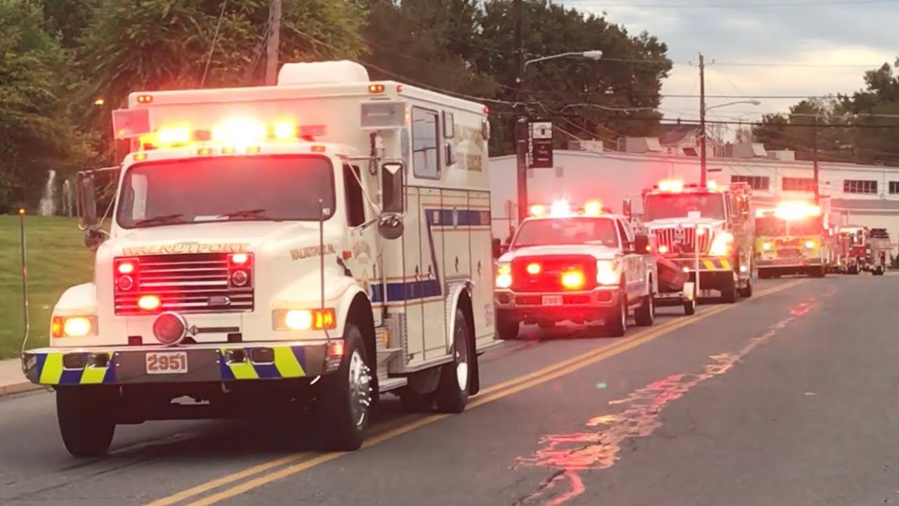 Northampton Borough Fire Dept 1st Annual Block Party Lights & Sirens Parade
