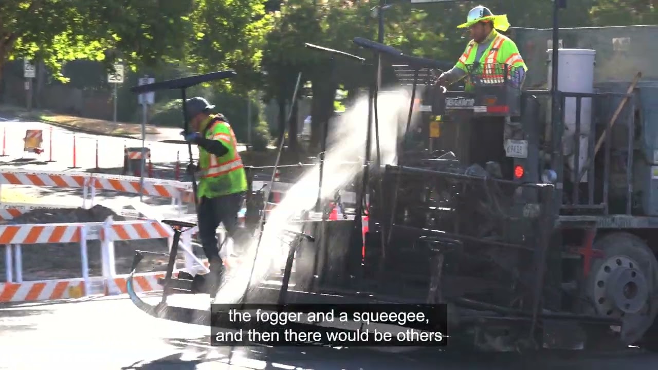 Microsurfacing with the Portland Bureau of Transportation