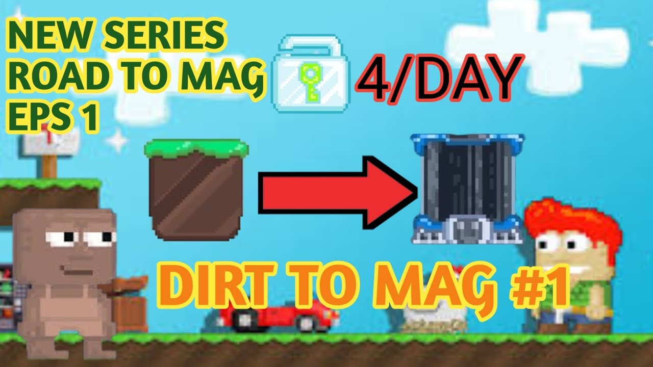 GROWTOPIA DIRT TO MAGPLANT 2025 SERIES !! WE GOT 4 DIAMOND LOCK FOR ONE DAY 😋