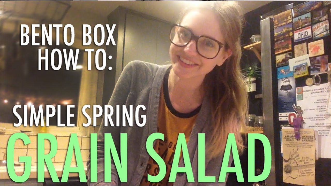 Bento Box How To: Simple Spring Grain Salad