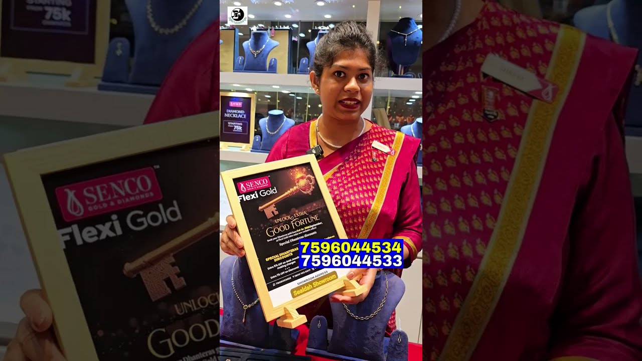 9KT Gold Jewellery in Kolkata | Hallmark BIS Approved 10 Grams 40,500 Only | Senco Gold Sealdah