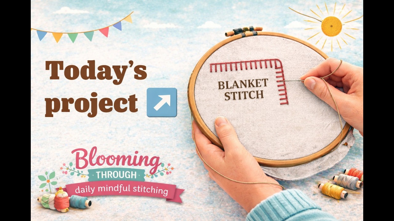 🌿 Day 14– Trusting God in Changing Seasons | 40 Days of Slow Stitching