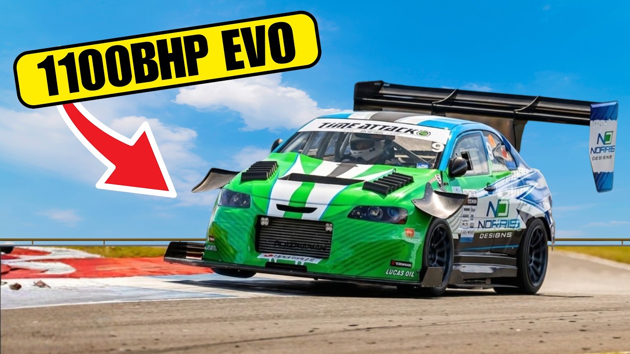 MITSUBISHI EVO 9 RWD SWB мощностью 1100 л.с.