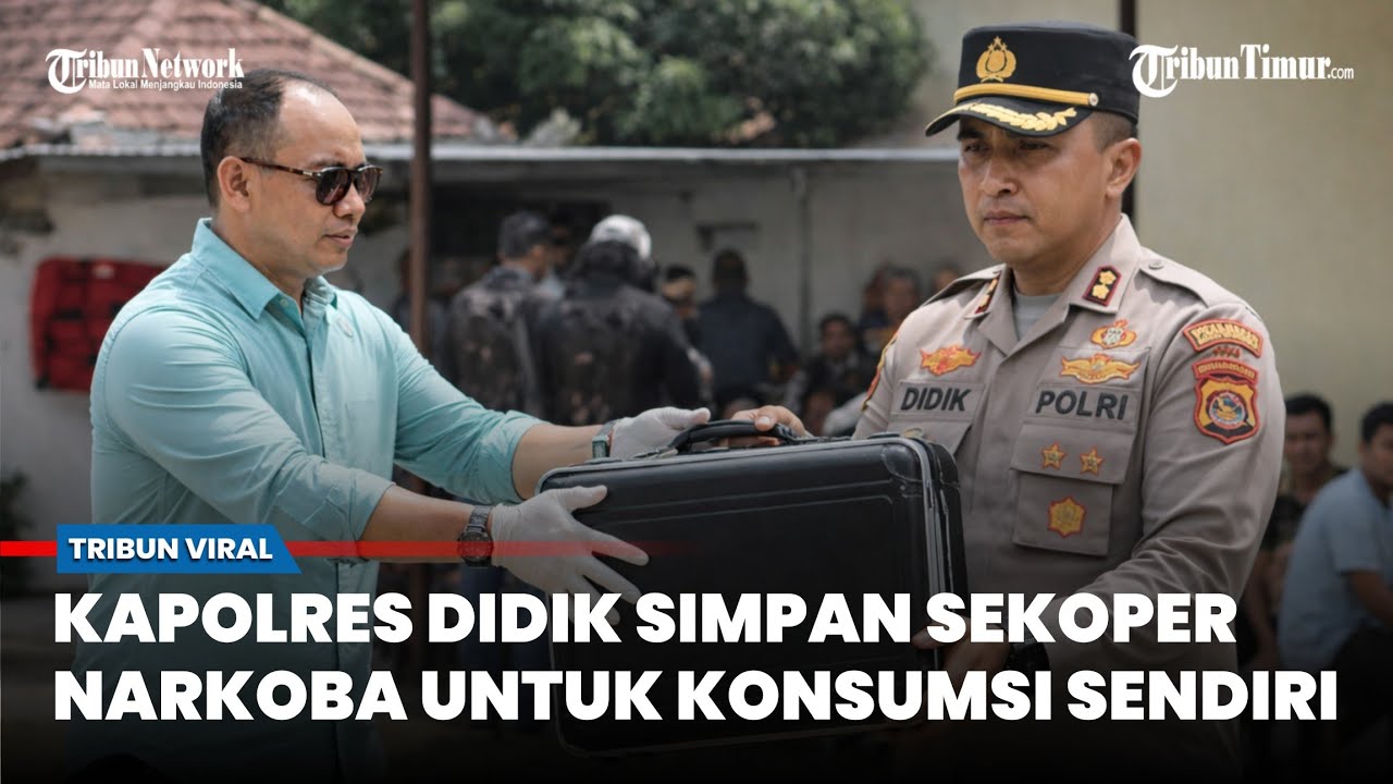 Eks Kapolres Bima Kota Berantas Narkoba Malah Terjerat Narkoba bersama Kasat, 1 Koper Dikonsumsi