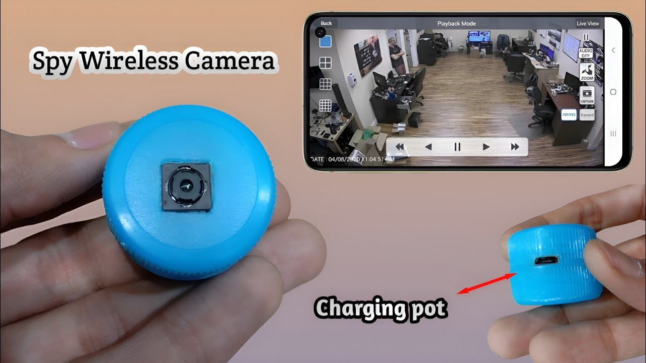 How To Make Spy Cctv Bluetooth Camera | Wireless Camera Make At Home | Simple Gadget