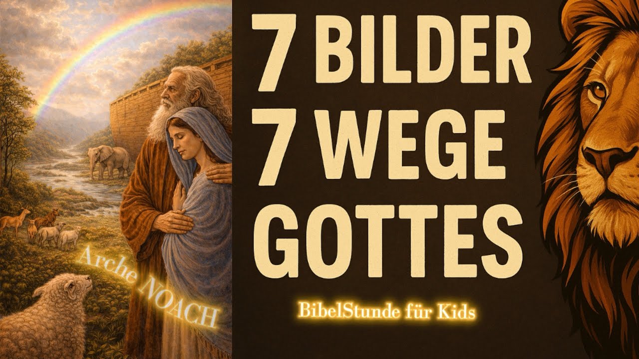 7 Bilder 7 Wege Gottes | Arche Noach 🦒 Genesis 🌈
