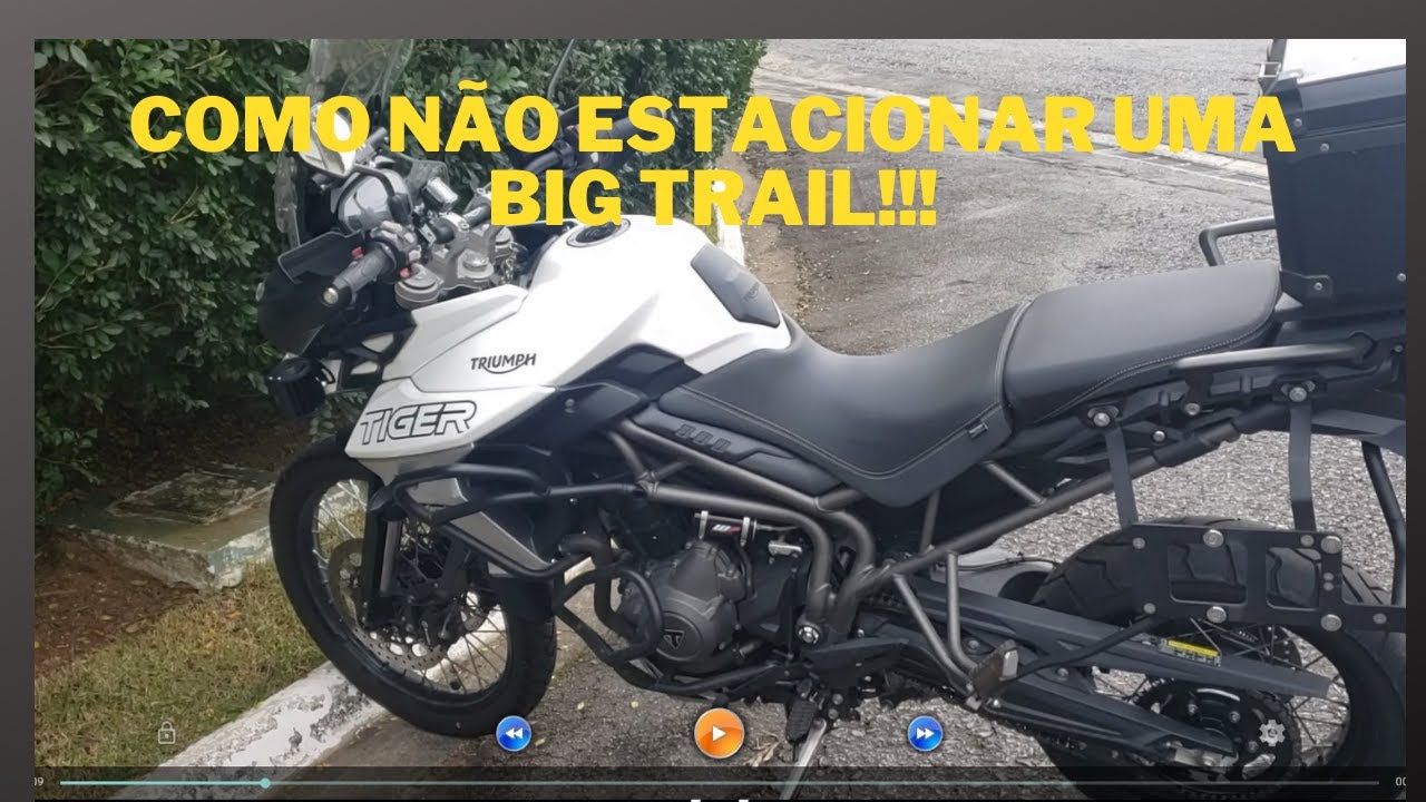 Como n&atilde;o estacionar uma Big Trail!!!