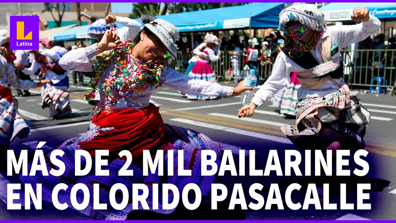 Festividad en Arequipa por pasacalle regional después de 3 años