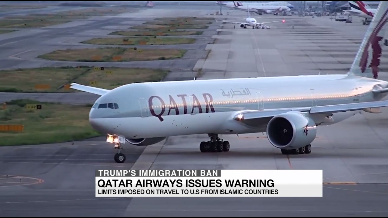 Trump's immigration ban: Qatar Airways issues warning