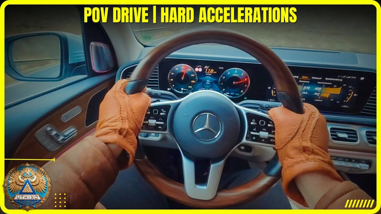 Mercedes-Benz GLE450 4matic (V167) | POV Racing & Sound HARD ACCELERATIONS Vmax TopSpeed Autobahn 