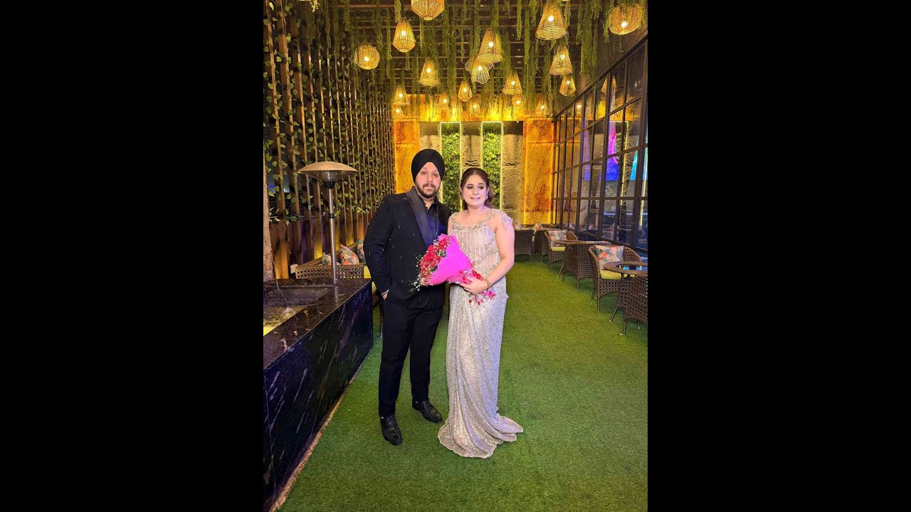 Aman Singh ♥️ Rasleen kaur #Rasman cocktail 🍸 Ceremony
