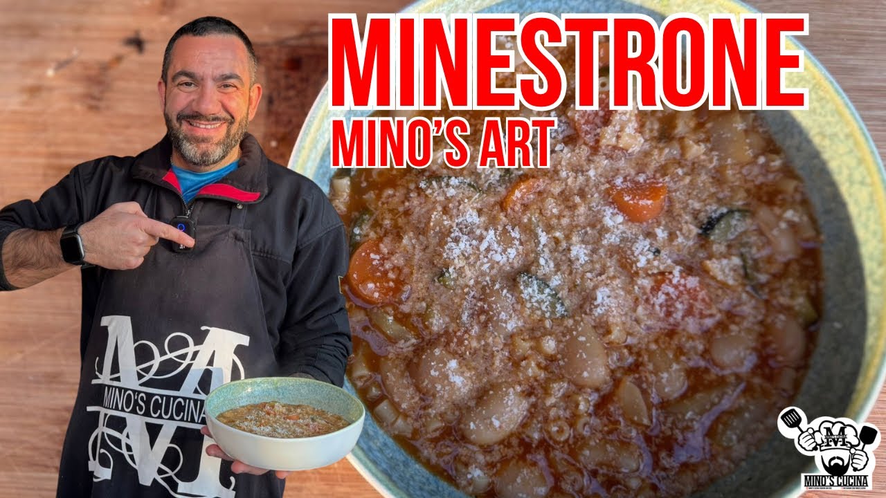 Italienische  Minestrone nach Papas Rezept - einfach und lecker!