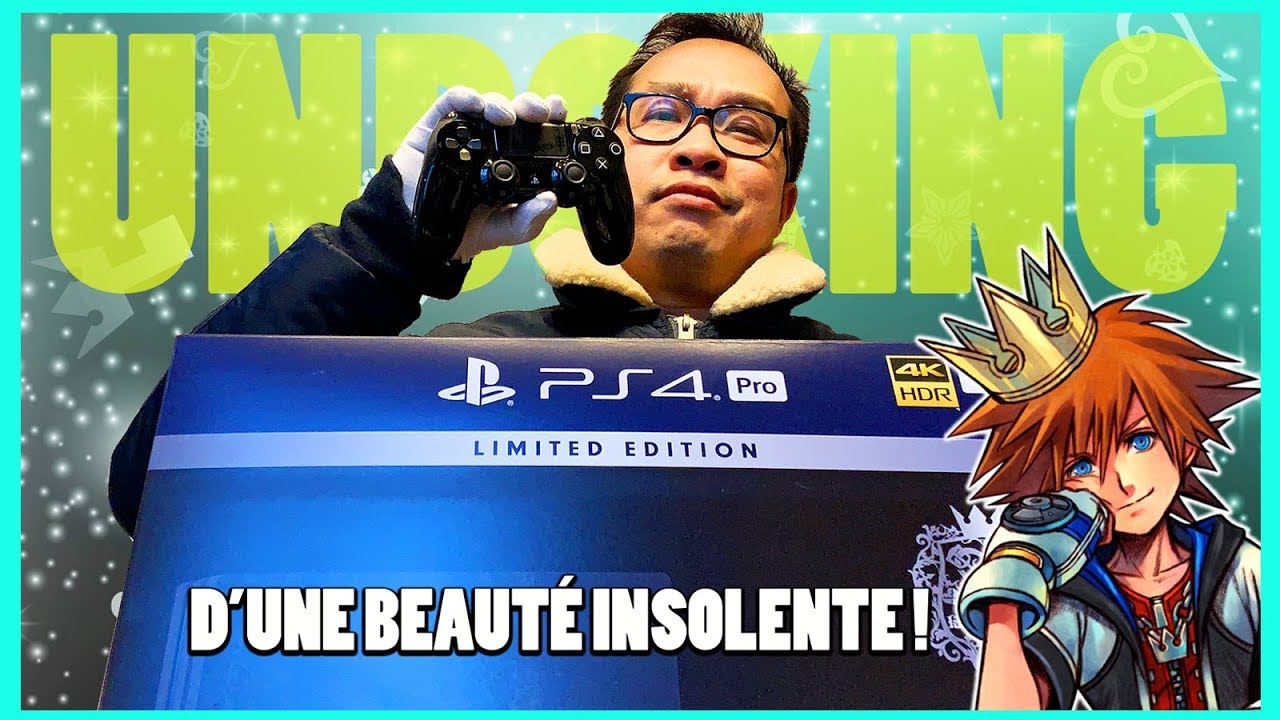 PS4 KINGDOM HEARTS 3 : notre UNBOXING de la Nouvelle Console d'une beauté insolente !
