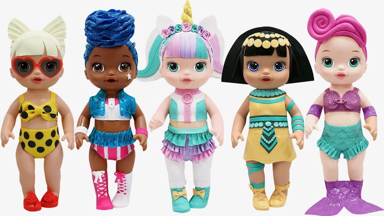Play Doh NEW LOL Surprise Doll Series 3 Inspired Costumes