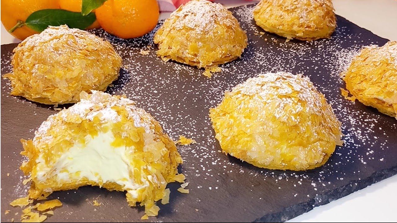 Тесто фило и клементины 🍊🍊 Ультралегкий хрустящий десерт идеально подходит для праздников 🎄