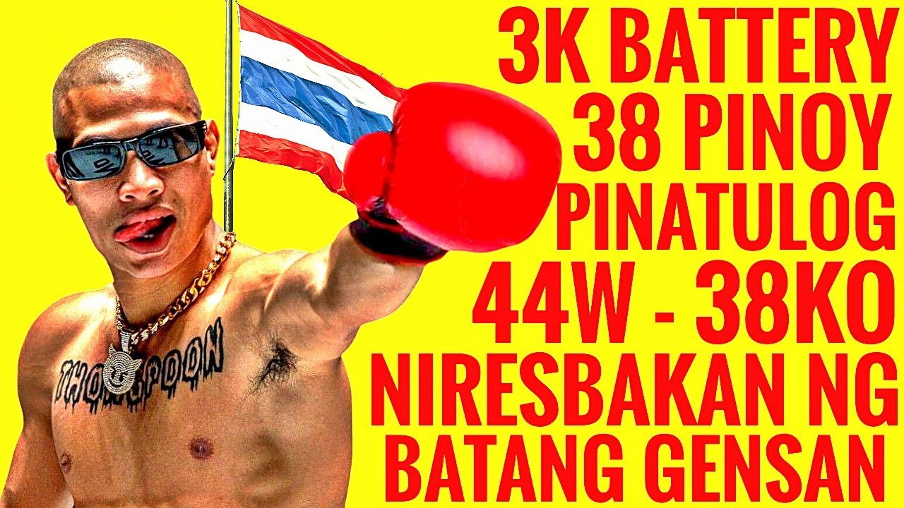 38 na 🇵🇭FILIPINO ang PINATULOG ng MAYABANG na 🇹🇭THAI BOXER na to.NIRESBAKAN ng BATANG GENSAN TULOG❗