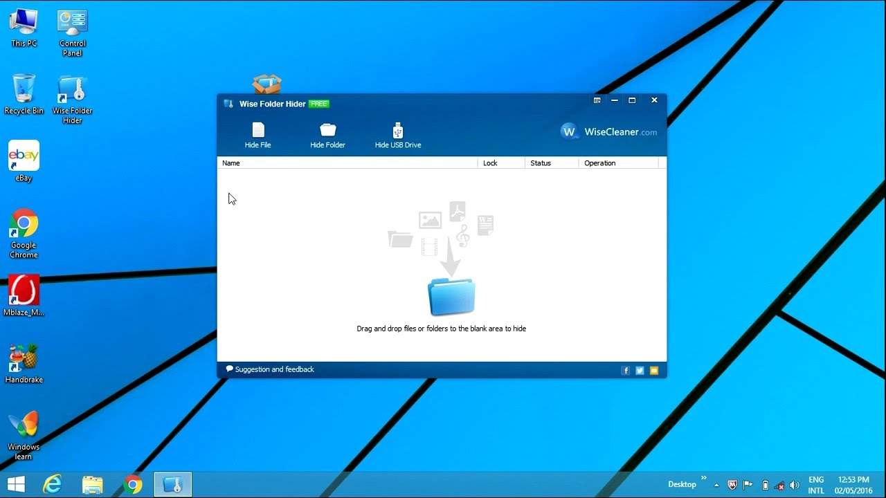 How to hide files or folder in windows 8.1