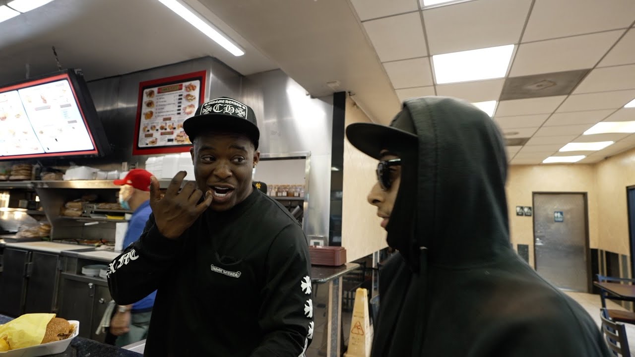 Gets PRESSED While Visiting The Most Dangerous Restaurants In LA | ft Deshae & Baby Rich