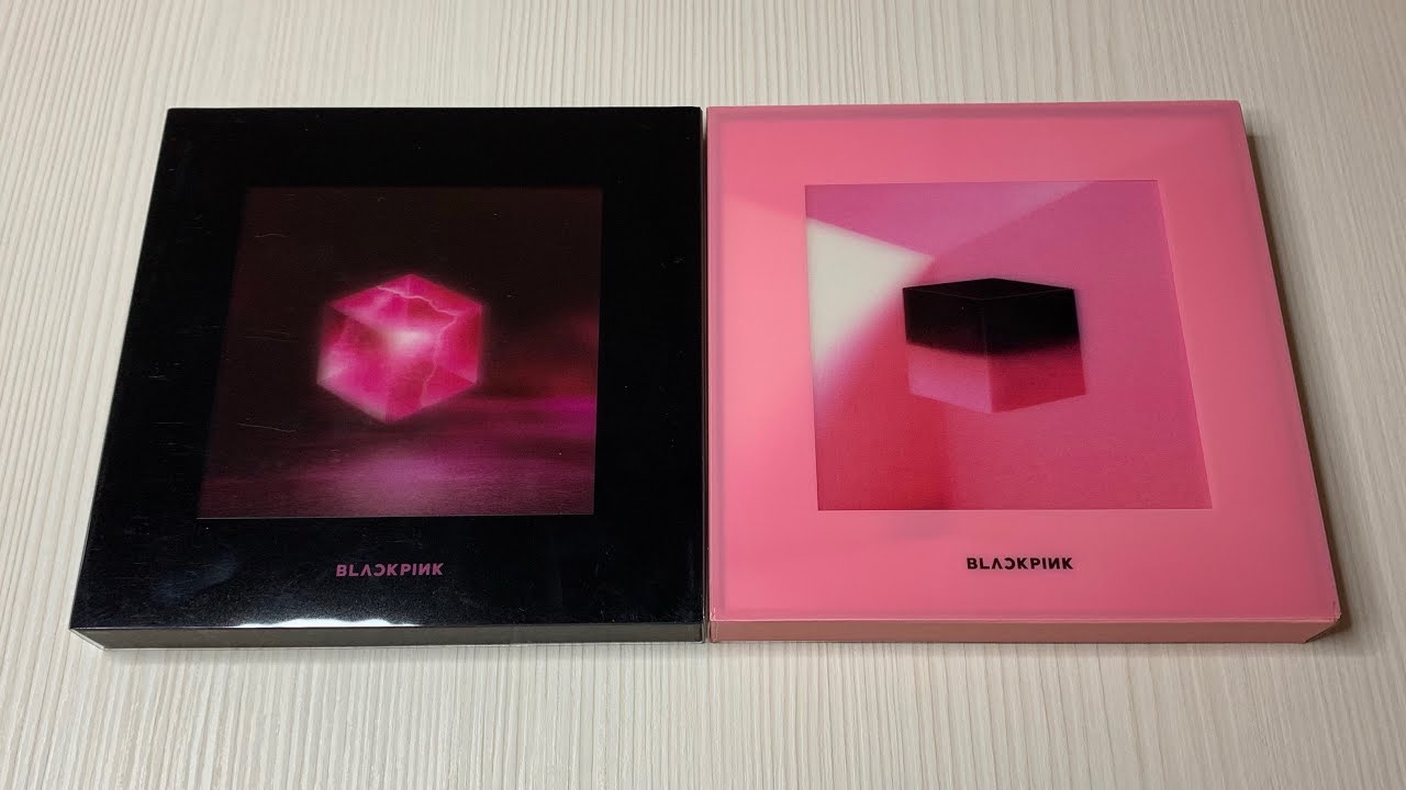 Распаковка альбома BLACKPINK / Unboxing album BLACKPINK Square Up (Black & Pink ver.)