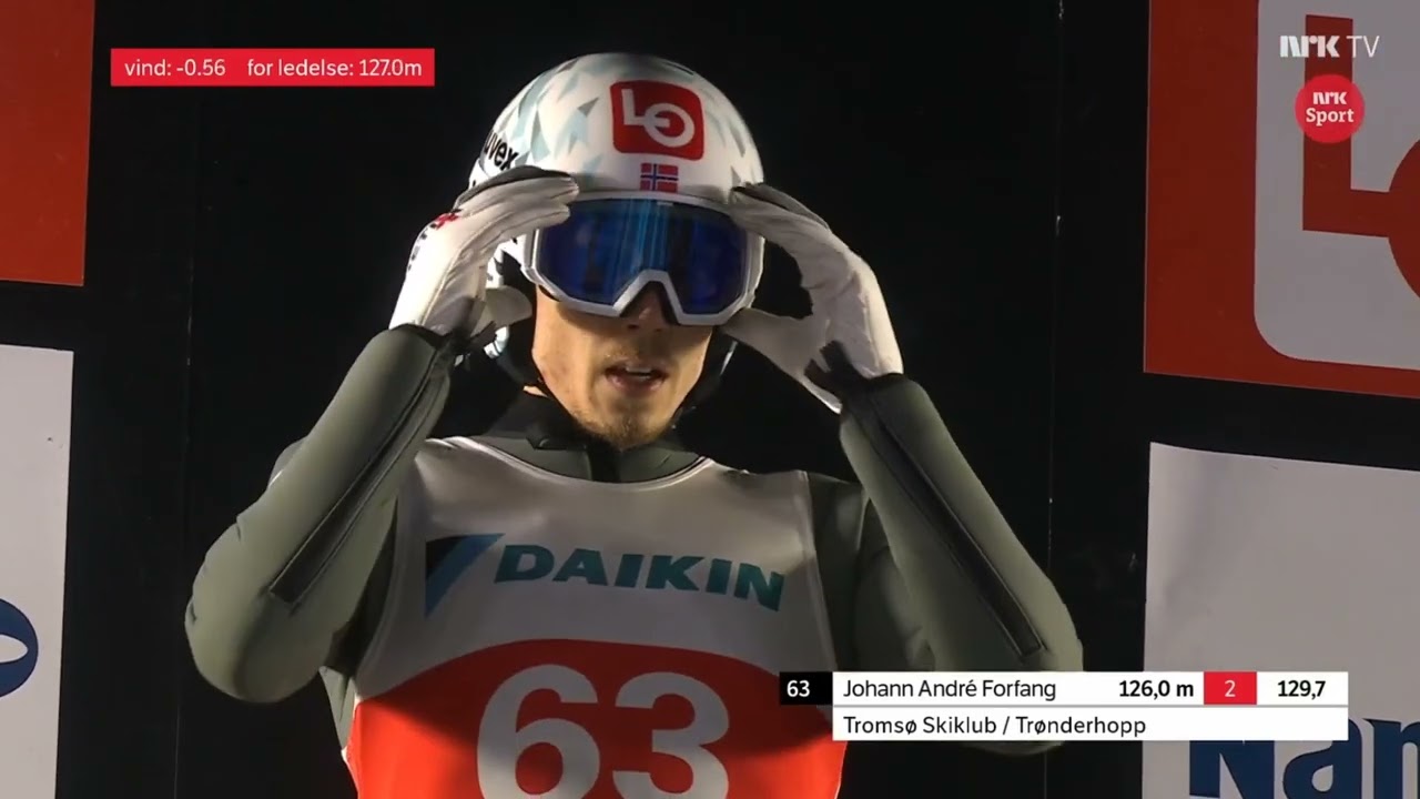 Johann Andre Forfang - Oslo 2022 - 127 m - 1st place - Norway Championship (Full Footage)