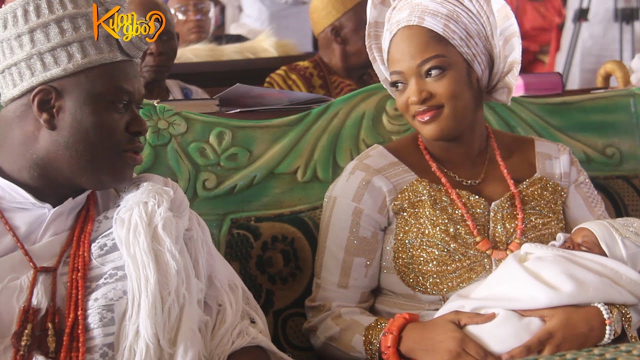 OONI OF IFE AND WIFE, QUEEN NAOMI TAKES SON TO CHURCH DEDICATES HIM TO GOD