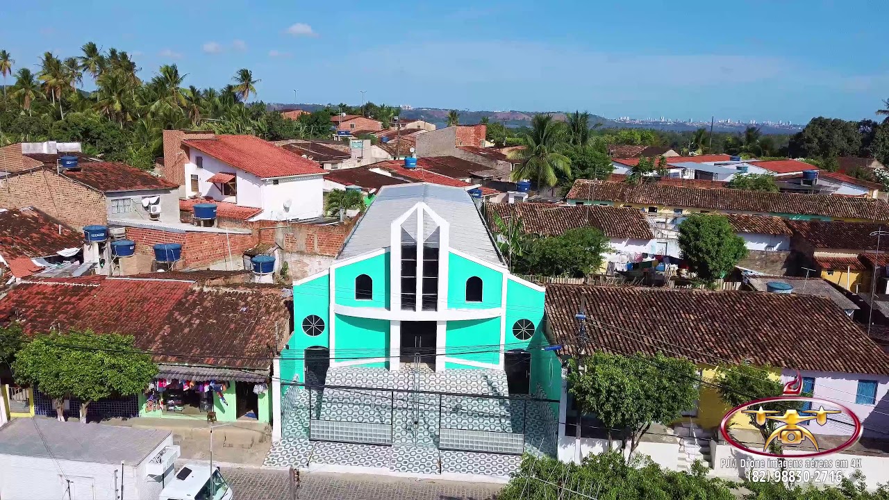 Santa Luzia do Norte - Alagoas Brasil - visto de cima em 4K - FIMI X8 SE