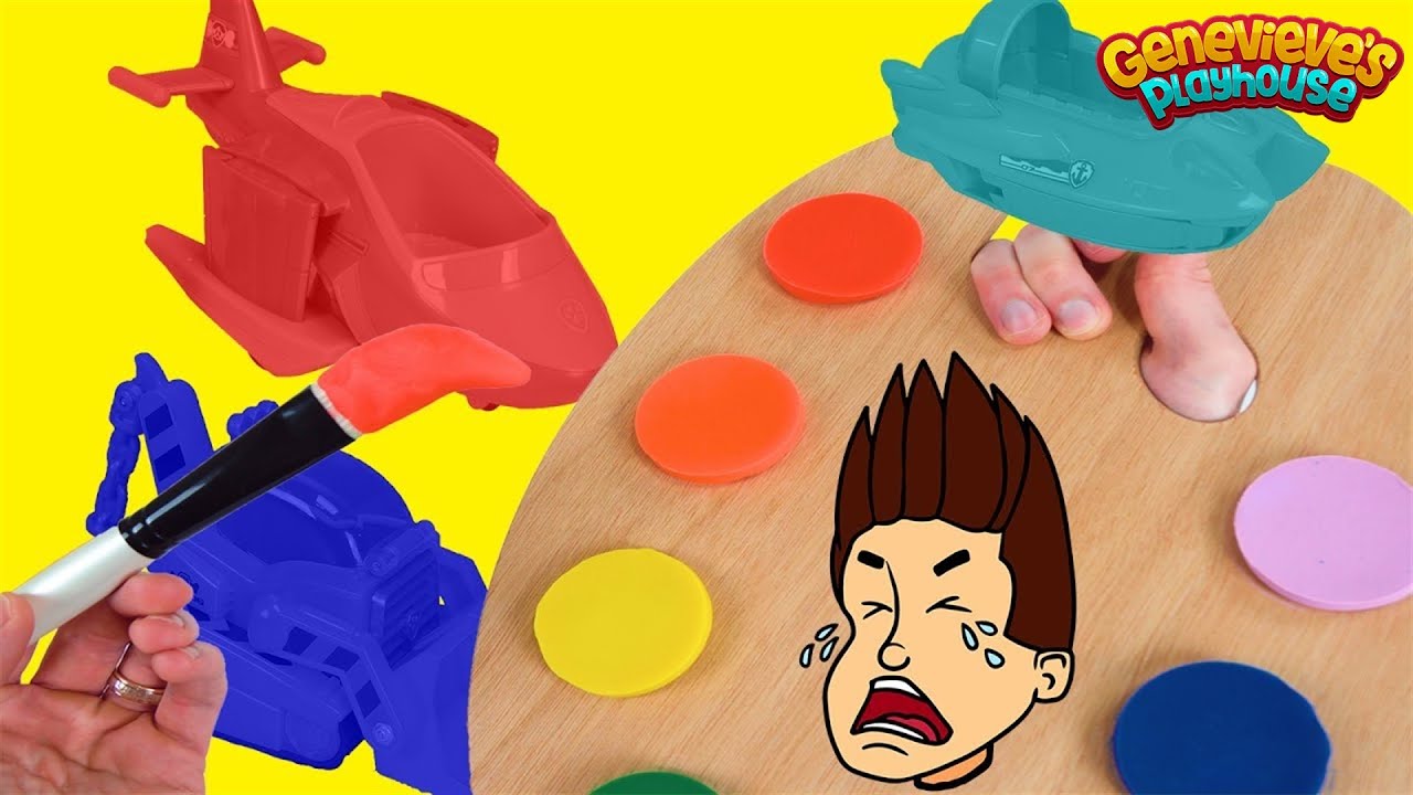 Learn Colors with Wrong Color Paw Patrol Sea Patrol Vehicles!