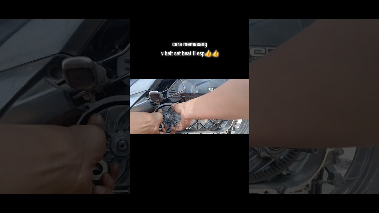 vbelt beat fi esp.                   #reels #beat110 #motorcycle #beatmodifikasi #vbelt