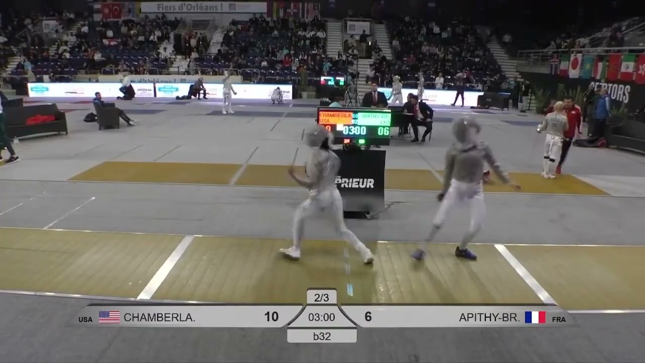 Orleans Grand Prix 2023 SWS - L32 - Maia Chamberlain USA v Manon Apithy-Brunet FRA