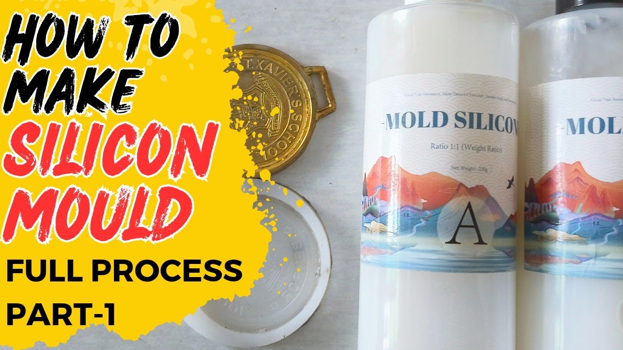 DIY SILICON MOULD FOR RESIN CASTING  FULL TUTORIAL VIDEO 8824970790 #siliconemolds #moldmaking #asmr