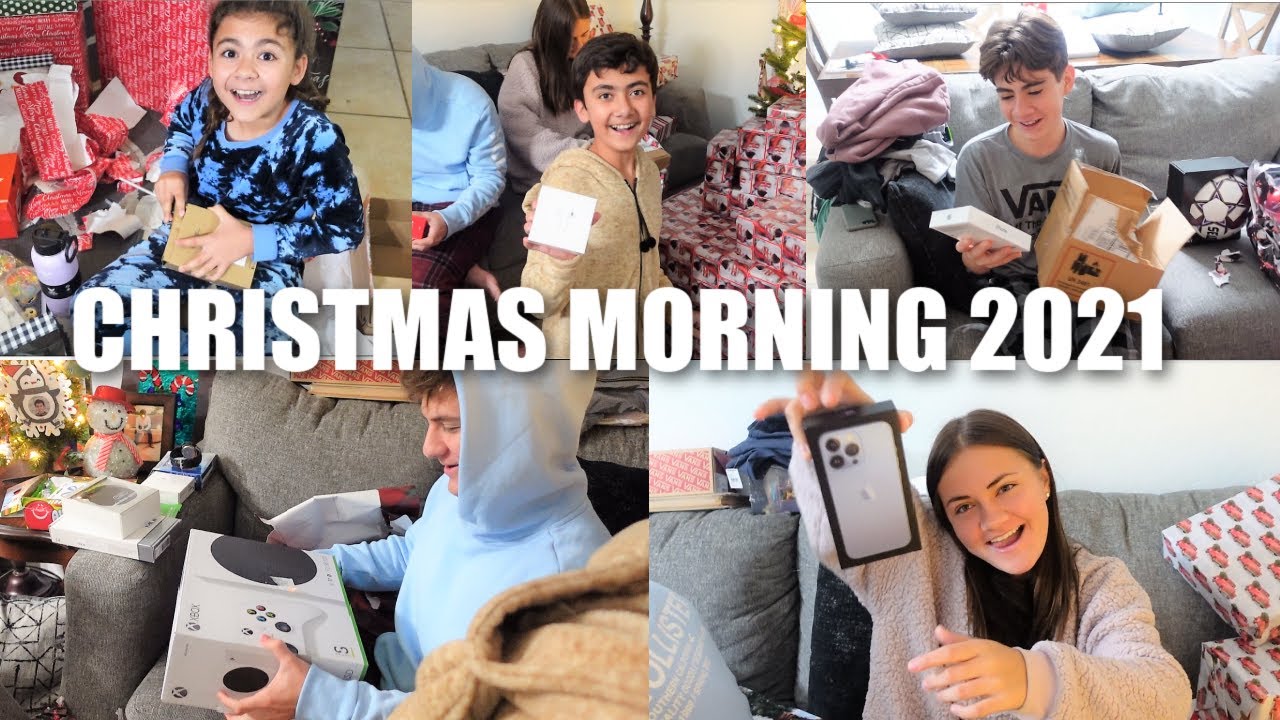 PHILLIPS FamBam CHRISTMAS MORNING 2021 | OPENING CHRISTMAS PRESENTS on CHRISTMAS MORNING
