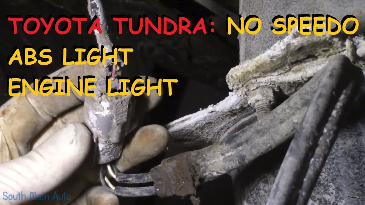 Toyota Tundra: No Speedometer / P0500 / ABS Light On