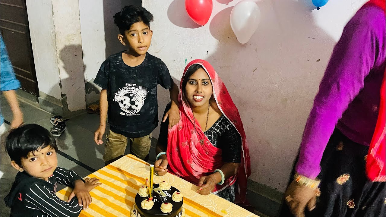 किया birthday 🎂🎂पार्टी celebrate🎉🤟॥ @pooja_suresh07 @dailyvlogs