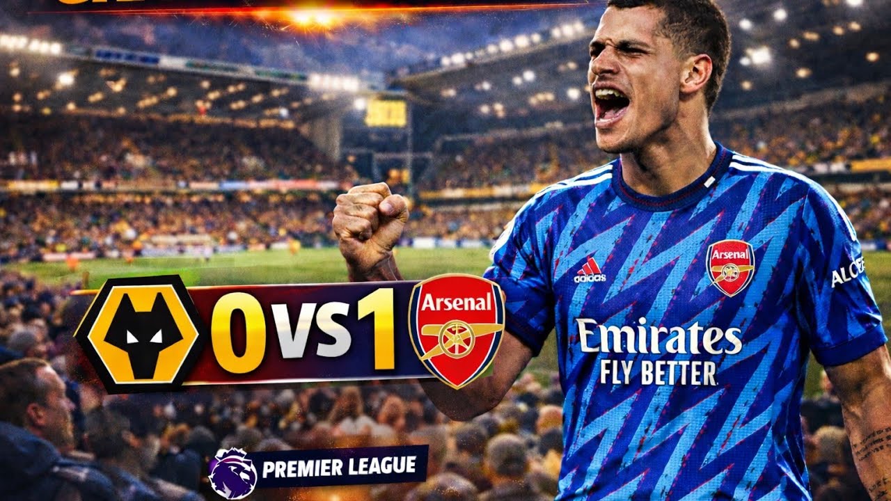 Campeonato inglês 2022 Premier League R24 Wolwes 0X1 Arsenal