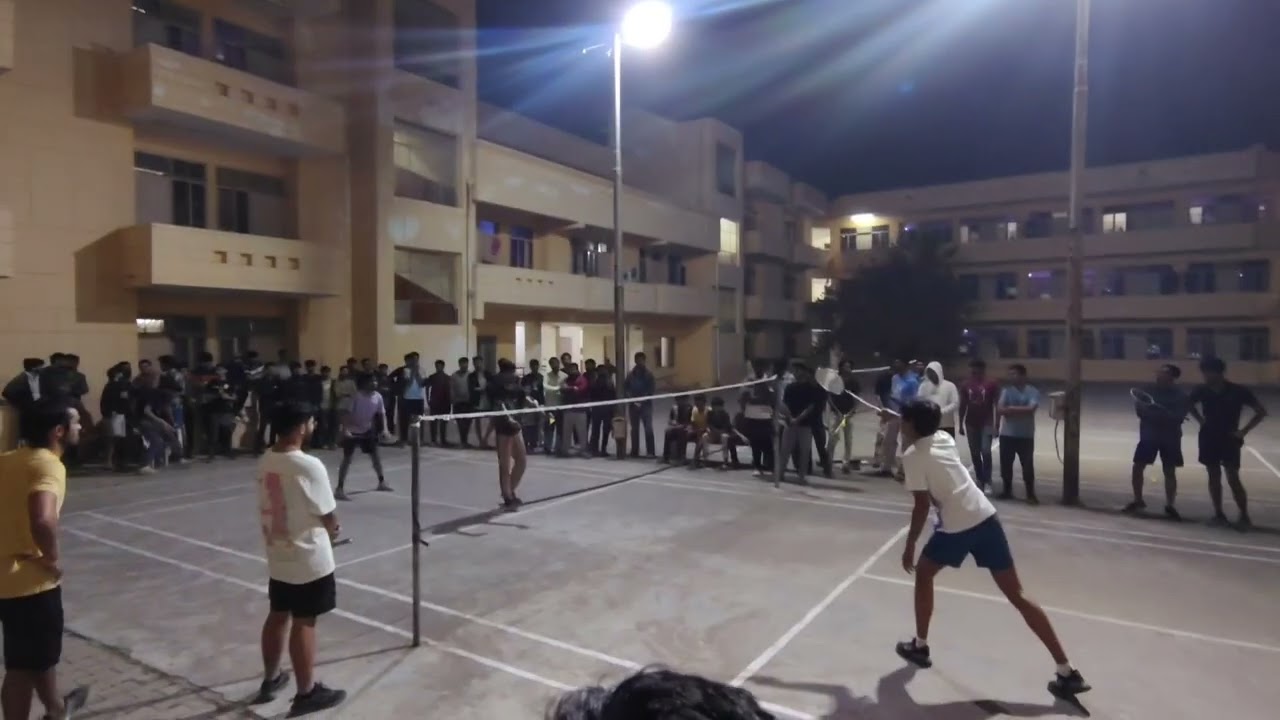 IIIT ALLAHABAD BH5 vs BH4 Badminton Competition #iiita #iiitallahabad 