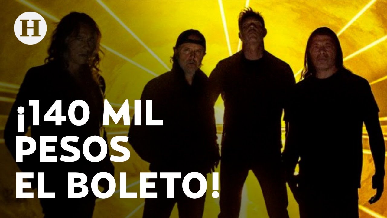 ¿Por qué tan caros? Boletos para Metallica en CDMX cuestan más de 100 mil pesos