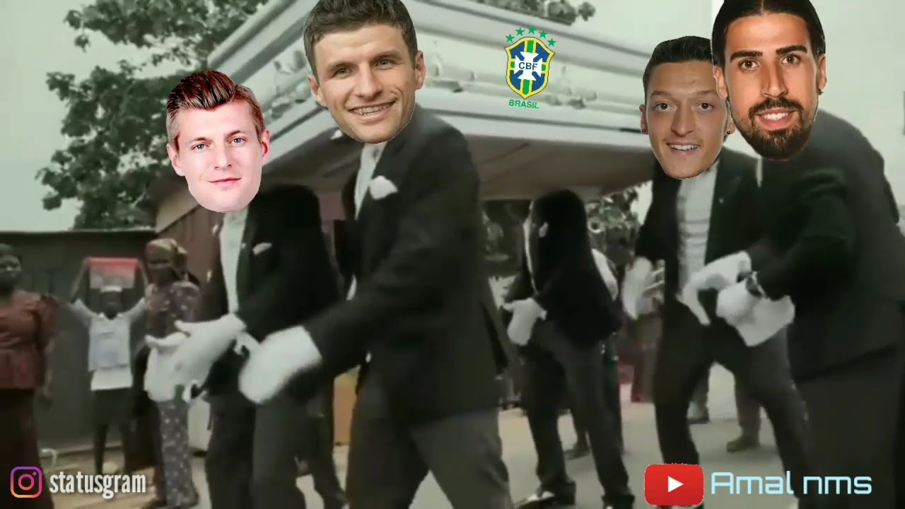 Brazil vs Germany7-12014wc troll video, trending ghana's dancing pallbearers|african funeral dance,