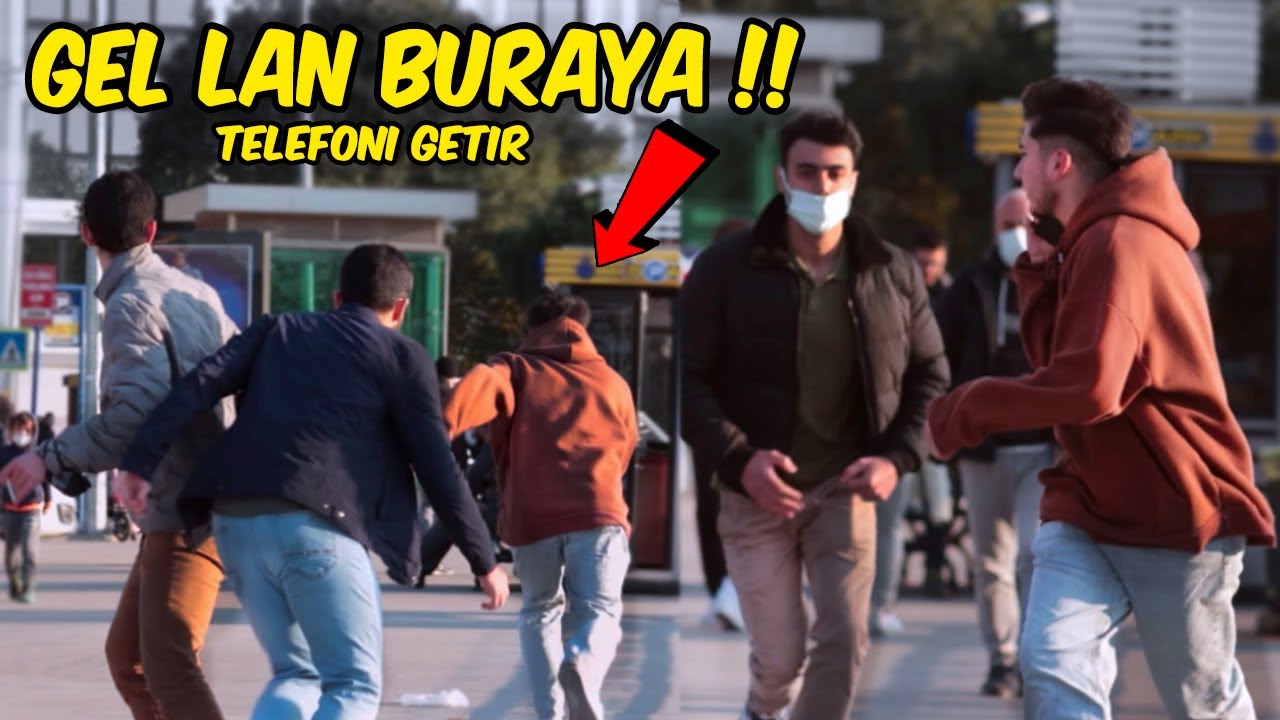 İNSANLARIN TELEFONLARINI ÇALMA ŞAKASI ! (SENİ PİS EDERİM HA)