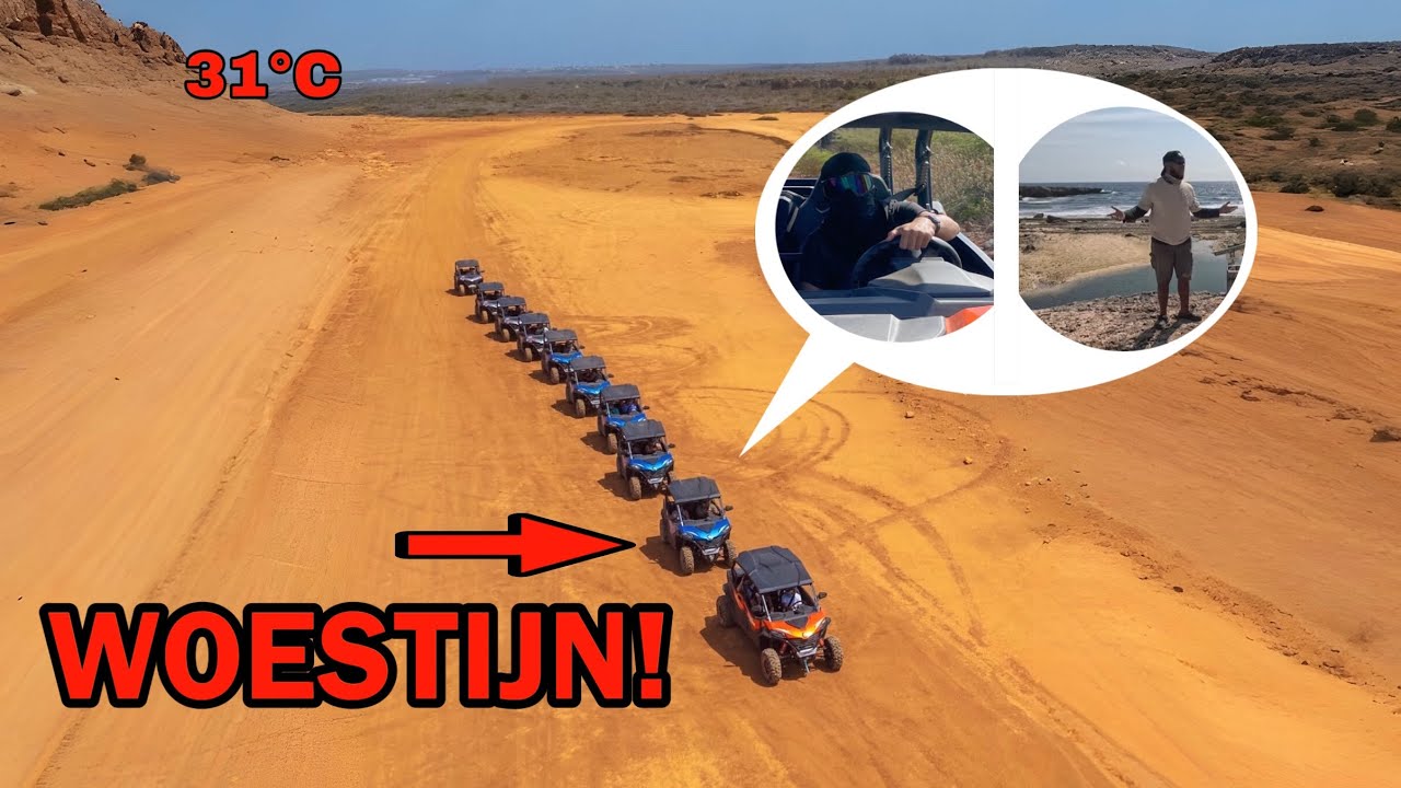 CROSSEN DOOR DE WOESTIJN OP CURACAO!