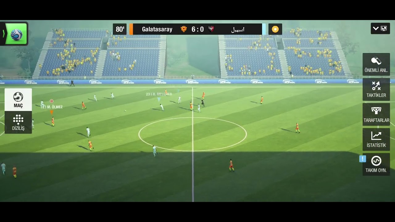 Top Eleven oyuncu المجهول 6.0 kazandım