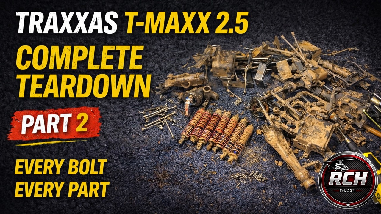 Traxxas T-Maxx 2.5 Part 2 The Teardown & Inspection
