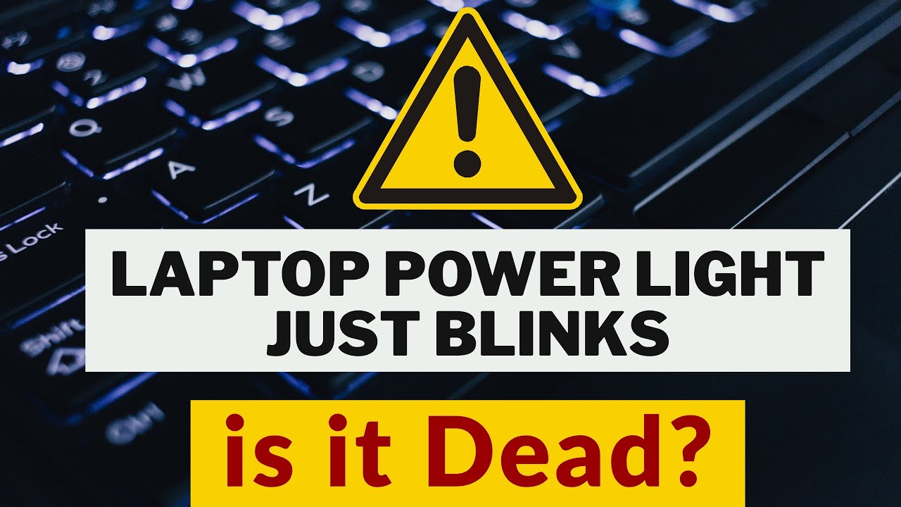 Laptop Power Light Blinks, is it Dead?|FIX IT NOW!