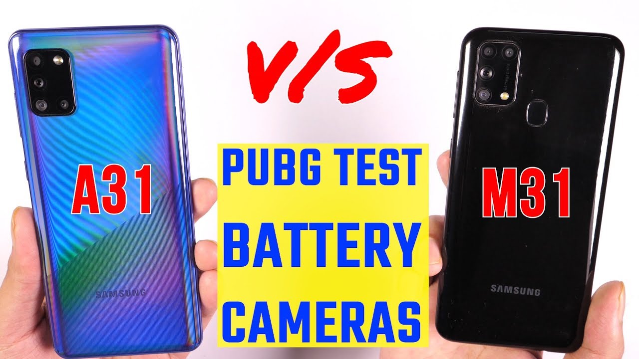 Samsung Galaxy A31 vs M31 FULL Comparison: Camera Test | PUBG | Which Is Better? [Hindi]