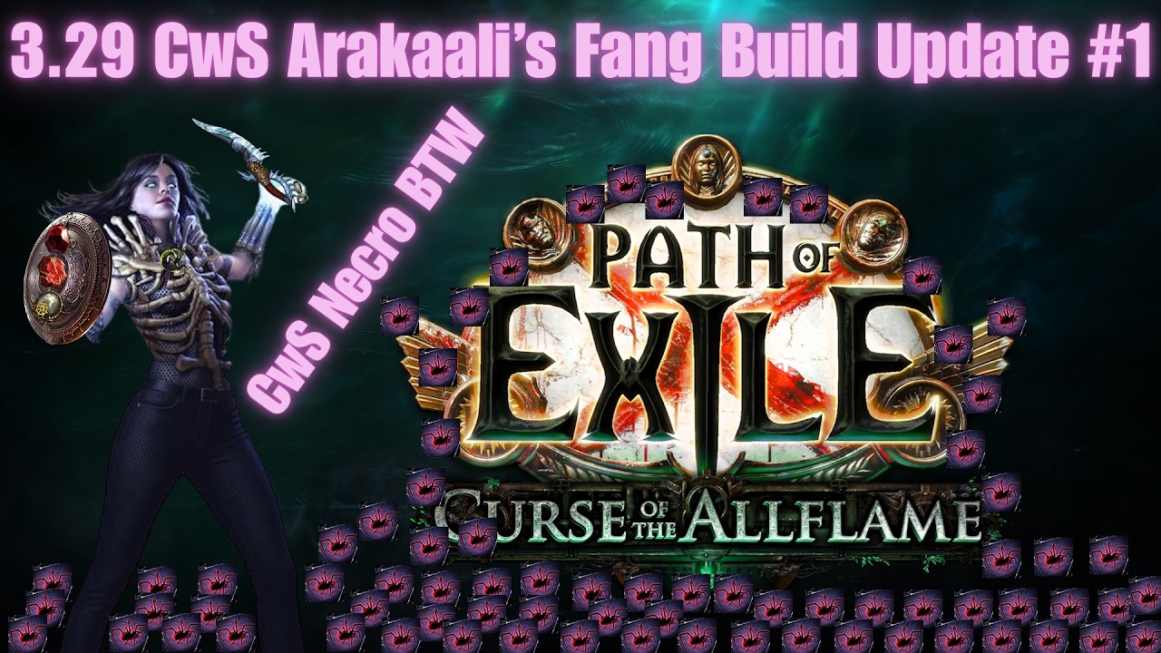 [PoE 3.29] Обновление билда Некроманта через Arakaali's Fang и Cast when Stunned #1